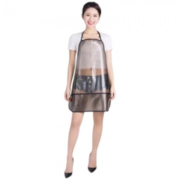 果凍黑透明防水圍裙 工作服 1657