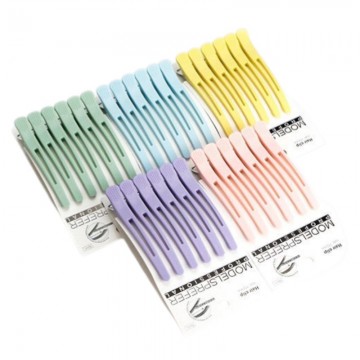 馬卡龍無痕夾 美髮夾6入