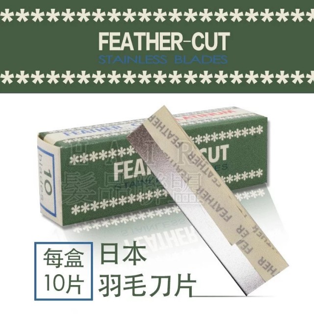 日本羽毛削刀片 剃刀片10入